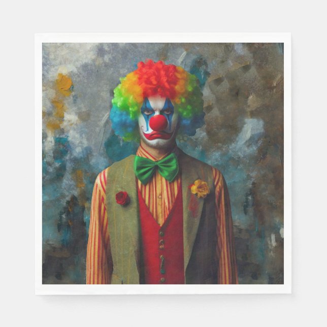 Clown 2 pappersservett (Framsidan)