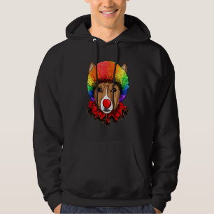 Clown afrikansk Basenji Karneval Cirkus Personal H Hoodie
