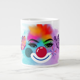 Clown and make-up jumbo mugg