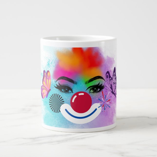 Clown and make-up jumbo mugg (Framsidan)