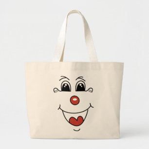 CLOWN ANSIKTE JUMBO TYGKASSE