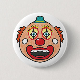 Clown Ansikte Knapp