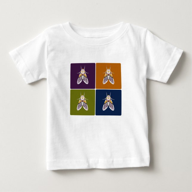 Clown Ansikte Moth T Shirt (Framsida)