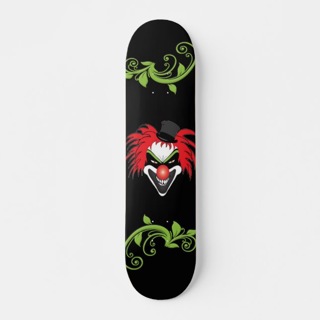 Clown Ansikte Skateboard (Framsida)