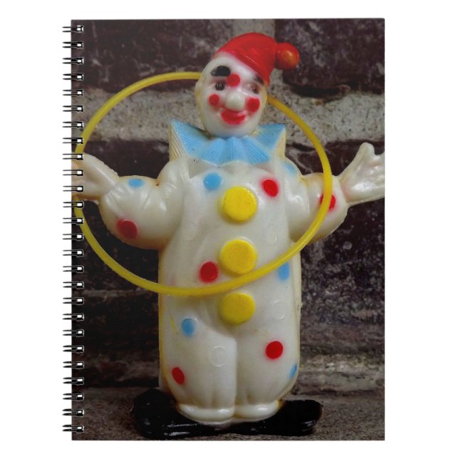 Clown Anteckningsbok Med Spiral (Framsidan)