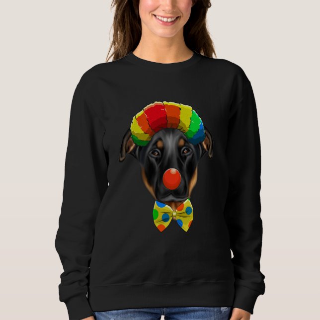 Clown Beauceron Circus Hund T Shirt (Framsida)