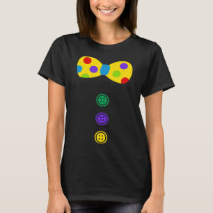 Clown Big Bow Tie Tacky Clown Outfit Clown Bow Ti T Shirt
