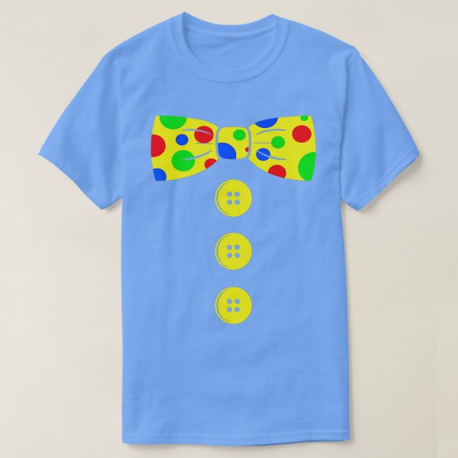 Clown Big Bow Tie tshirt Funny, stift, kläder T Shirt (Design framsida)