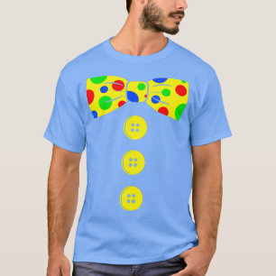 Clown Big Bow Tie tshirt Funny, stift, kläder T Shirt