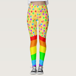 Clown Core och Rainbow Leggings