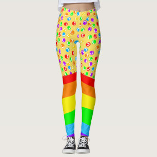 Clown Core och Rainbow Leggings