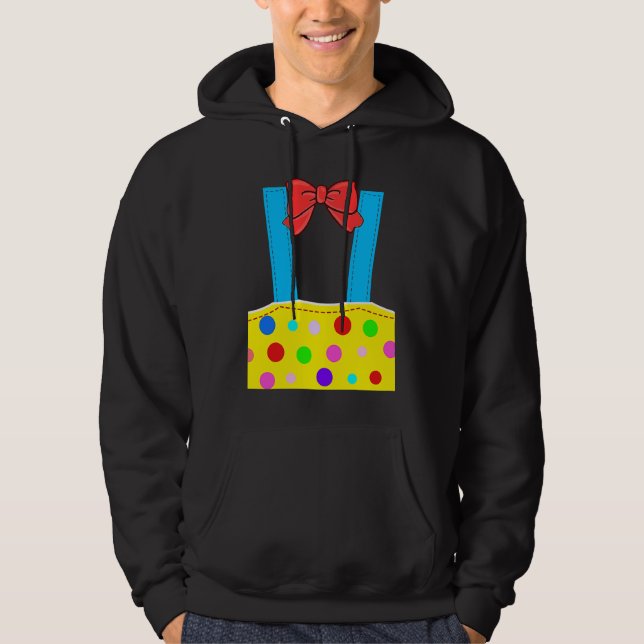 Clown costume Halloween Hoodie (Framsida)