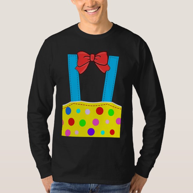 Clown costume Halloween T Shirt (Framsida)