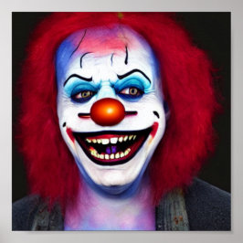 Clown Creepy Crazy Poster