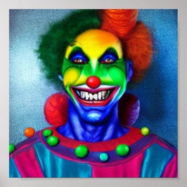 Clown Creepy Crazy Poster