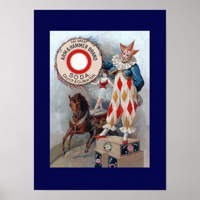 Clown Doll Horse Poster (Framsidan)