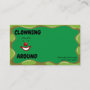 Clown Entertainers Logotyper Visitkort