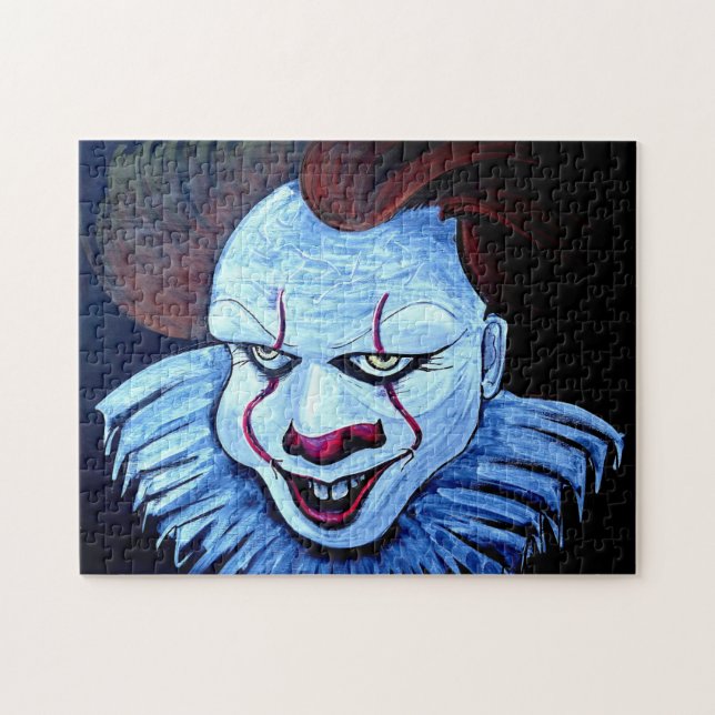 Clown:Evil Jigszle Puzzle Pussel (Horisontell)