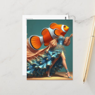 Clown Fish Mode Vykort