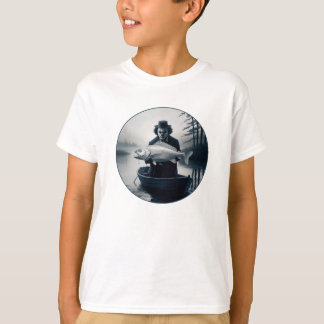 Clown Fisherman Fishing Funny Halloween T-Shirt