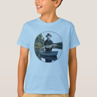 Clown Fisherman Fishing Funny Halloween T Shirt