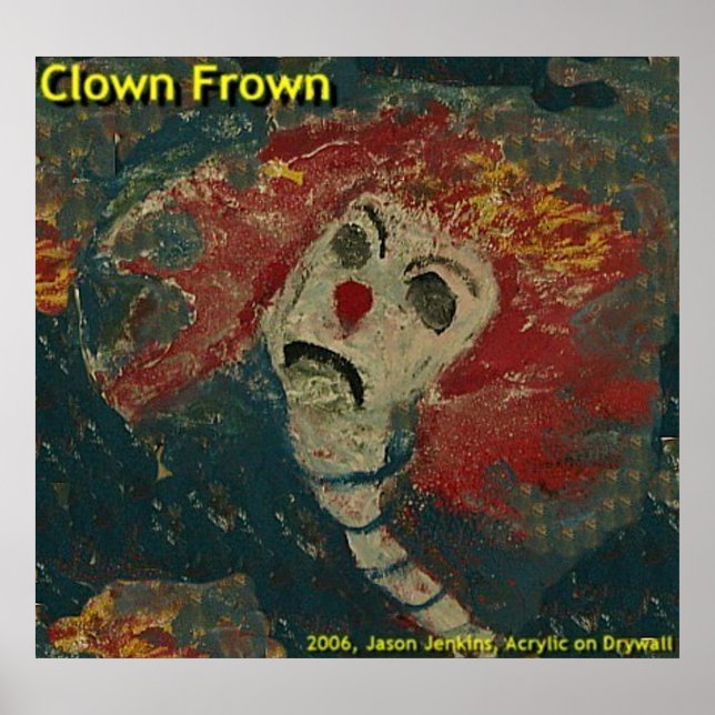 Clown Frown Poster (Framsidan)
