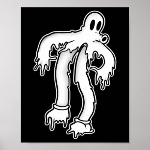 Clown Ghost Gothic Smälter Poster
