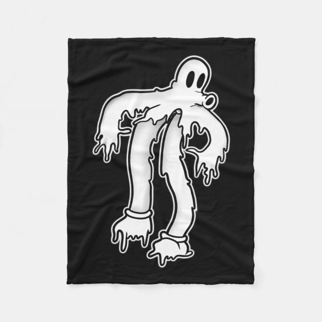 Clown Ghost Gothisk Smältning  Fleecefilt (Framsidan)