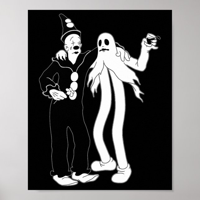 Clown Ghost Poster (Framsidan)