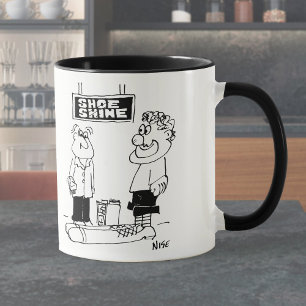 Clown Goes for a Shoe Shine Mugg