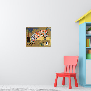 Clown Horse, bra konsmålning Poster