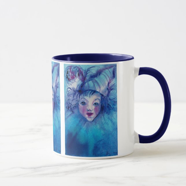 CLOWN I BLÅTT MUGG (Höger)