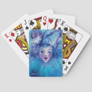 CLOWN I BLÅTT SPEL KORT
