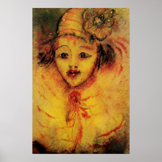 CLOWN I GUL POSTER (Framsidan)