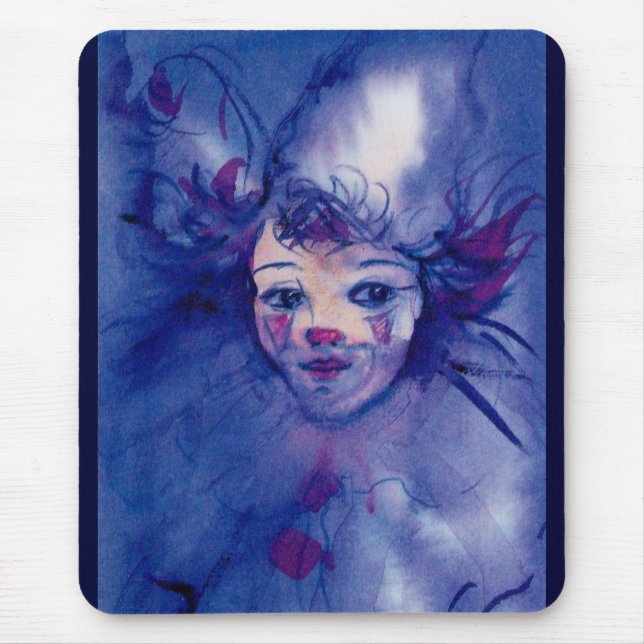 CLOWN I LILA MUSMATTA (Framsidan)