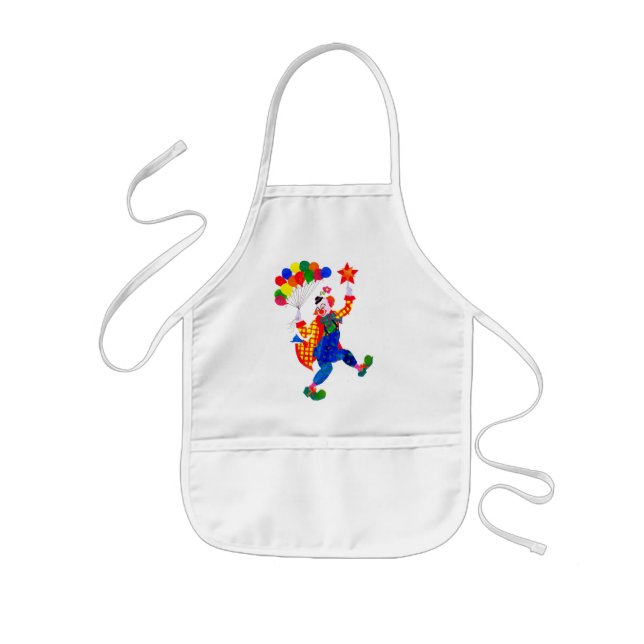 'Clown' Kids Apron Barnförkläde (Framsidan)