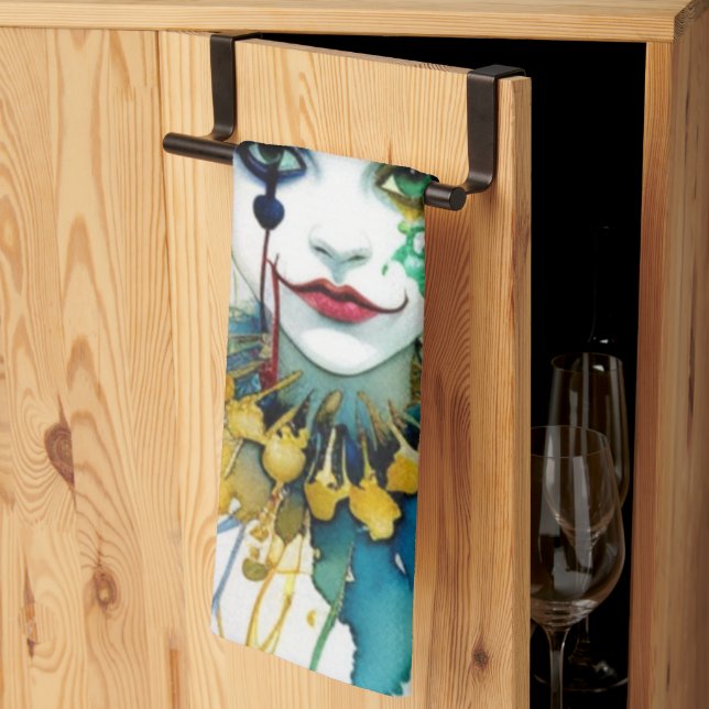 Clown Kitchen Towel Kökshandduk (Thirds Fold)
