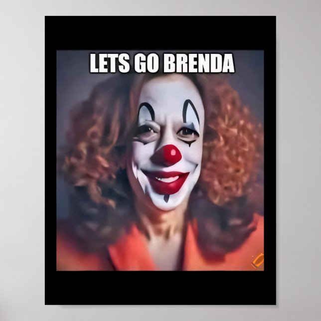 Clown Låt oss Go Brenda 1 Poster (Framsidan)