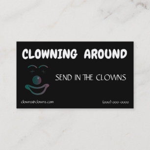 Clown Logotyper Templates Visitkort