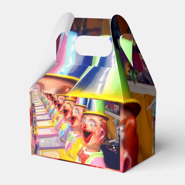 Clown Lycklig Ansikte Presentaskar (Framsidan Sidan)