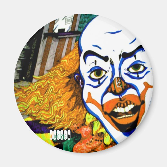 clown maganet magnet (Framsidan)