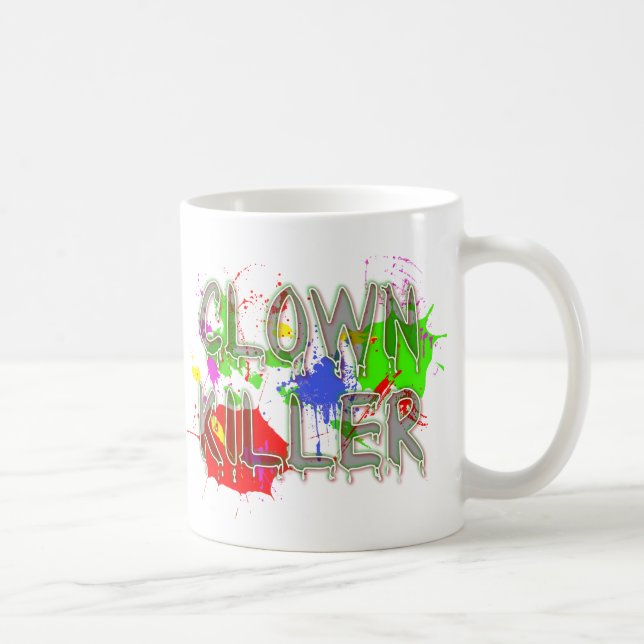 Clown Mördare Rolig Mugg Humor (Höger)