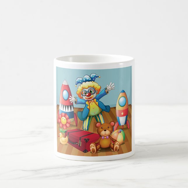 Clown och Leksaker Mugg (Skapare uppladdad)