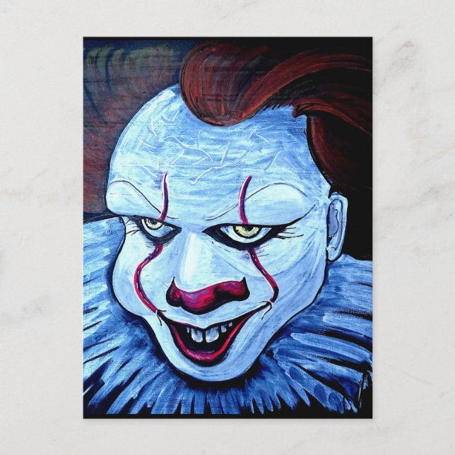 Clown:Ond Vykort (Framsida)