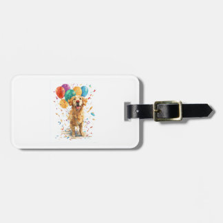 Clown Retriever � Cirkushund med ballonger Bagagebricka