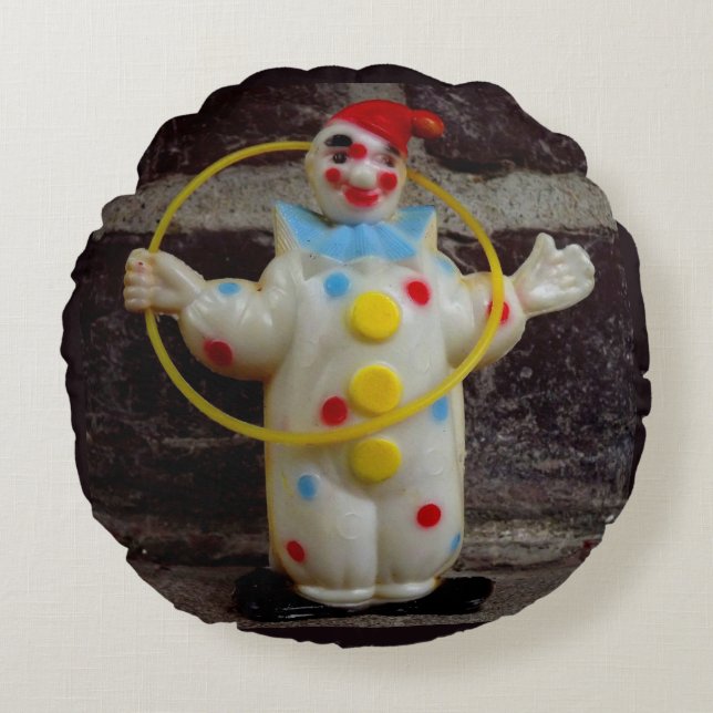 Clown Rund Kudde (Framsidan)