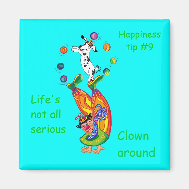 clown runt magnet (Framsidan)