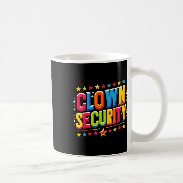 Clown Security Halloween Costume Kaffemugg (Höger)