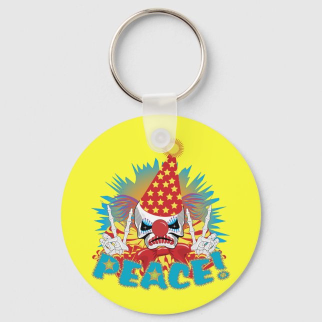 Clown Skull Nyckelring (Framsida)