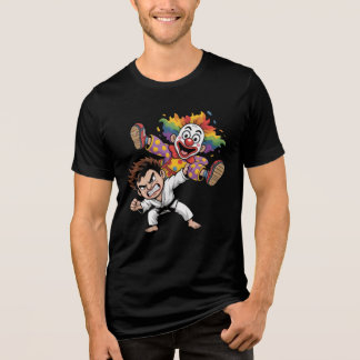 clown som får judo kastad t shirt